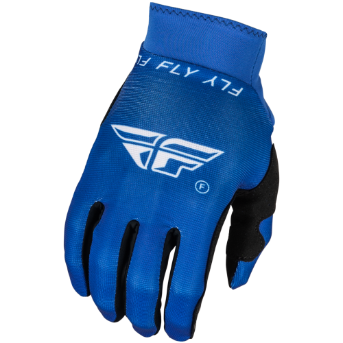 Guantes Fly Racing Pro Lite Azul/Blanco X-Chico