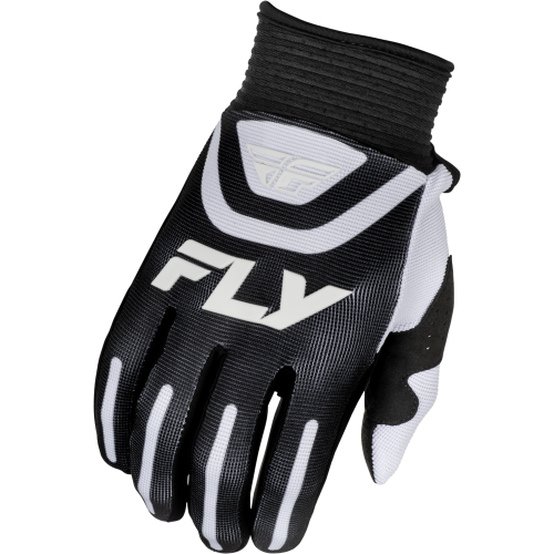 Guantes Fly Racing para Jovencito F-16 Negro/Blanco Grande