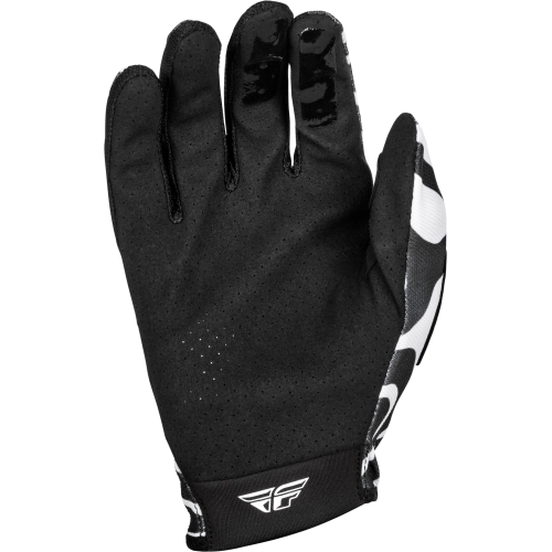 Guantes Fly Racing para Jovencito Lite Abyss Blanco/Negro Mediano