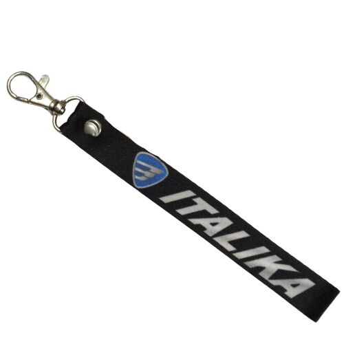 Llavero de listón Italika - Negro
