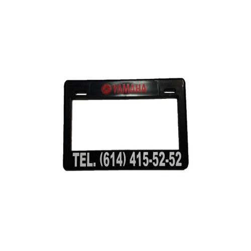 Portaplacas yamaha negro