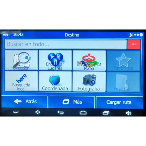 Navegador GPS FodSports Touchscreen 5", Android, para moto y auto