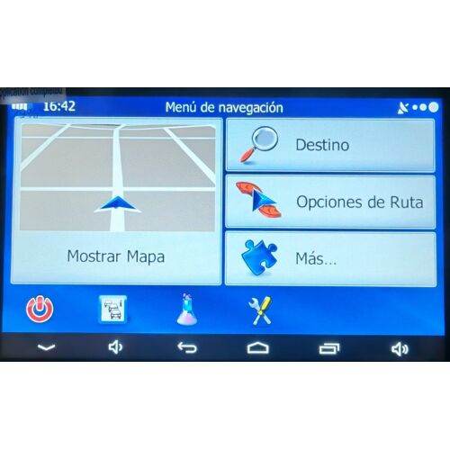 Navegador GPS FodSports Touchscreen 5", Android, para moto y auto