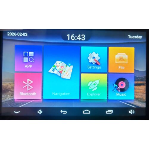 Navegador GPS FodSports Touchscreen 5", Android, para moto y auto