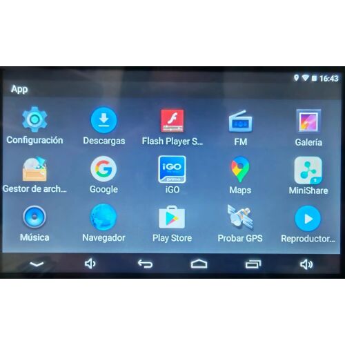Navegador GPS FodSports Touchscreen 5", Android, para moto y auto