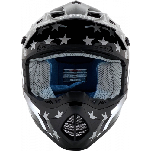 Casco AFX FX17 Flag C: Negro Blanco T: 2X-Grande