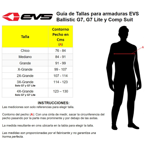 Armadura EVS G7 Ballistic Lite