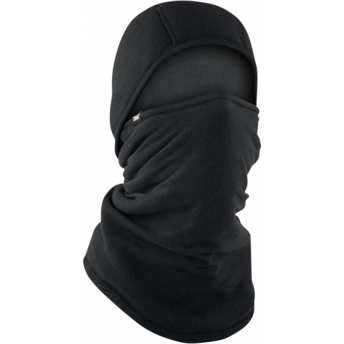 Pasamontañas Zan Headgear de vellón de pelo corto SportFlex® - Negro