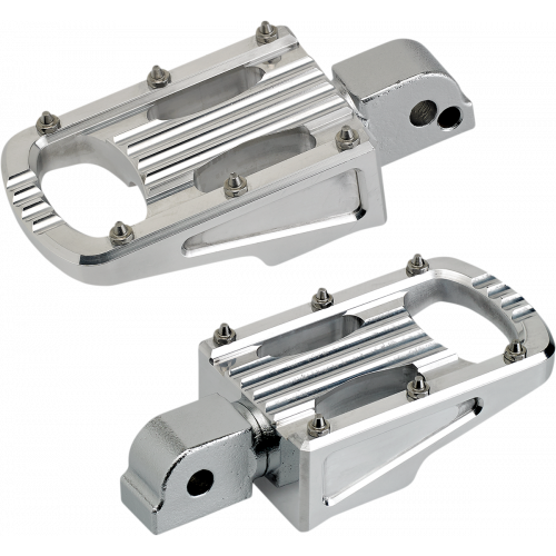 Posapies Biltwell Punisher M8 Pasajero - Plata