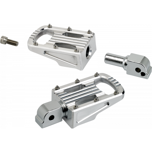 Posapies Biltwell Punisher M8 Pasajero - Plata