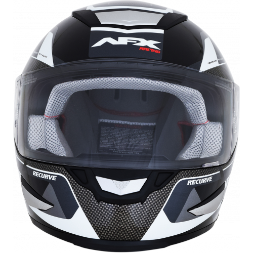 Casco AFX FX-99 Recurvo C: Negro Blanco T: X-Grande