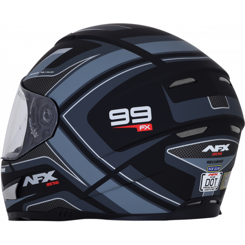 Casco AFX FX-99 Recurvo C: Negro Gris T: X-Grande