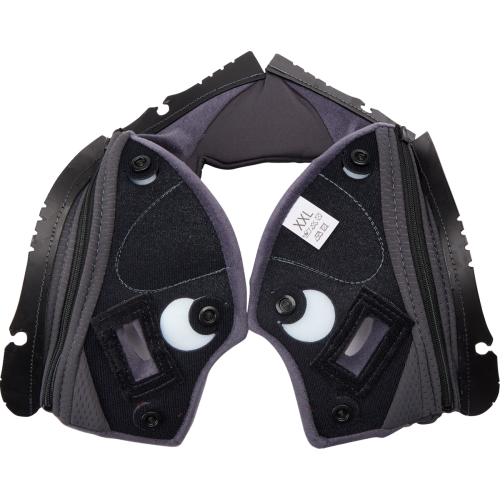 Almohadillas de Mejilla AGV Pista GP RR T: 2X-Grande C: Gris Azul