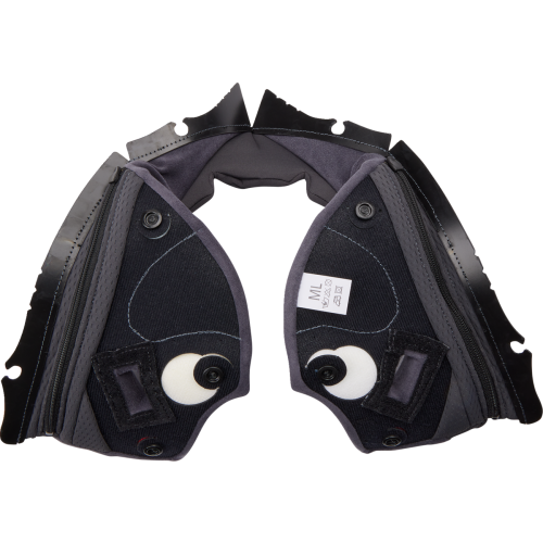 Almohadillas de Mejilla AGV Pista GP RR T: 2X-Grande C: Gris Azul