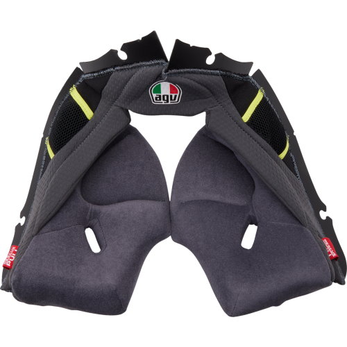Almohadillas de Mejilla AGV Pista GP RR T: 2X-Grande C: Gris Amarillo