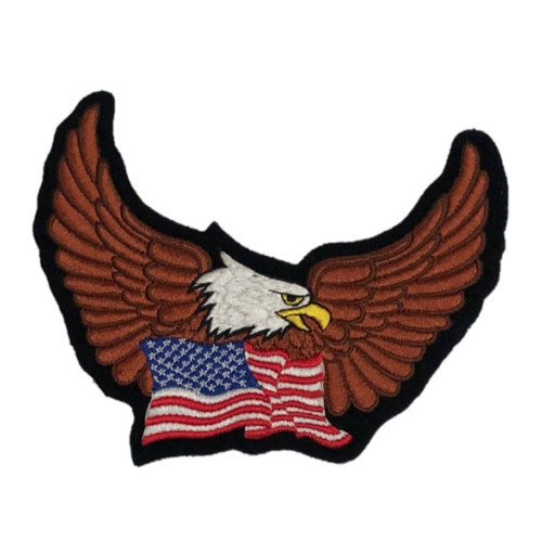 Parche con el águila separando las alas