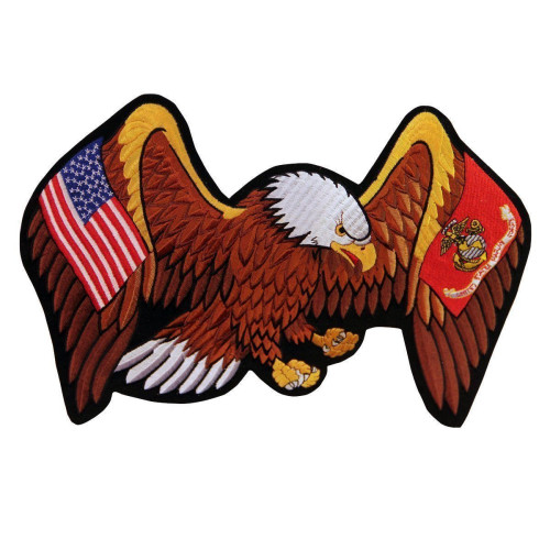 Parche Águila con la Bandera EUA