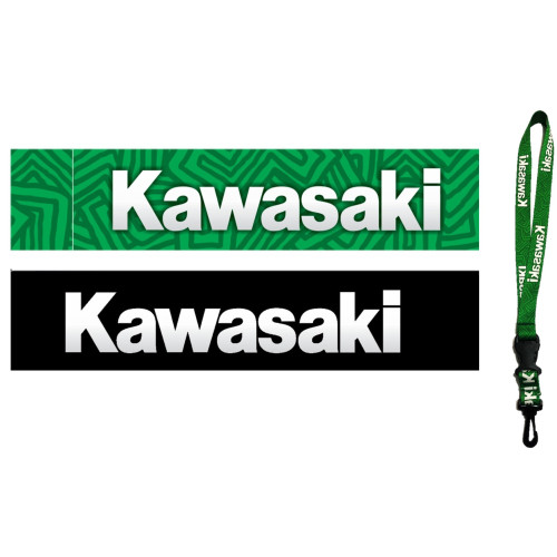 Llavero de listón Largo Kawasaki