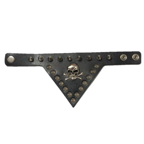 Pulsera Xelement Skull and Spike con calavera