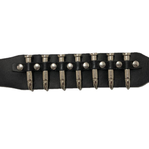 Pulsera Xelement con 6 balas tachonadas