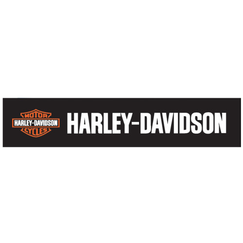 Llavero de listón Largo Harley Davidson- Negro