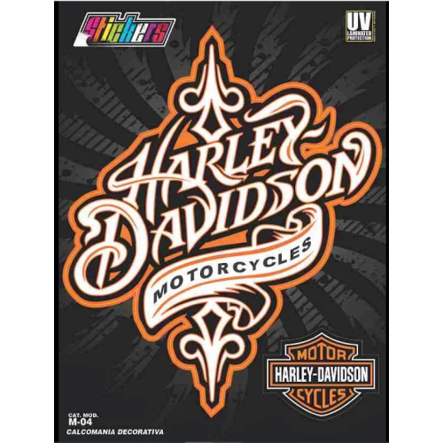 Calcomanía medallon Harley Davidson