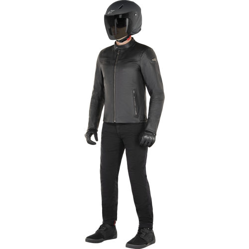 Chamarra de Piel Alpinestars Blacktrack