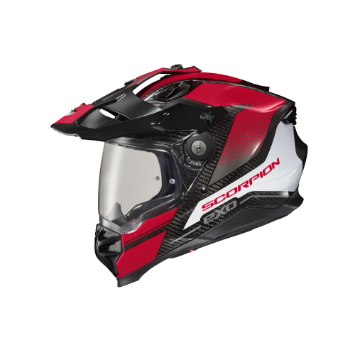 Casco Doble Propósito Scorpion XT9000 Trailhead Fibra de Carbono - Rojo - X-Grande