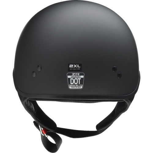 Casco para jovencito corto Z1R Vagrant NC - Negro Mate - 2X-Grande