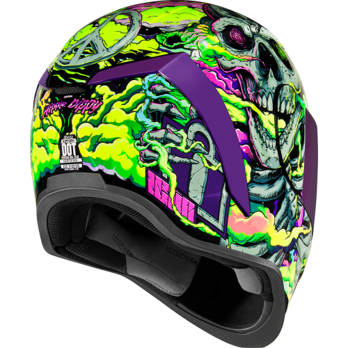 Casco ICON Airform Hippie Dippy T: Chico C: Verde