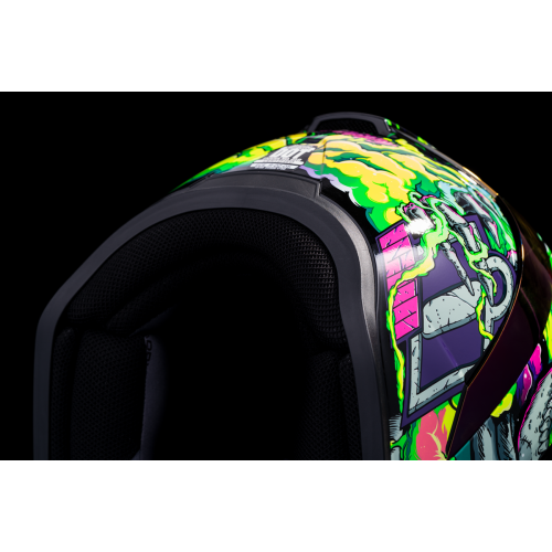 Casco ICON Airform Hippie Dippy T: 2X-Grande C: Verde