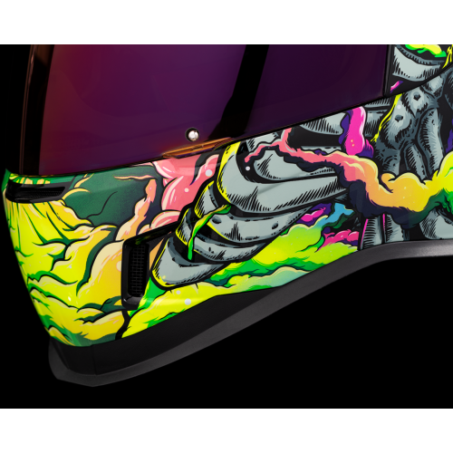 Casco ICON Airform Hippie Dippy T: Chico C: Verde