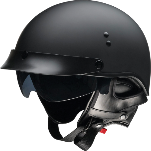 Casco para jovencito corto Z1R Vagrant NC - Negro Mate - 2X-Grande