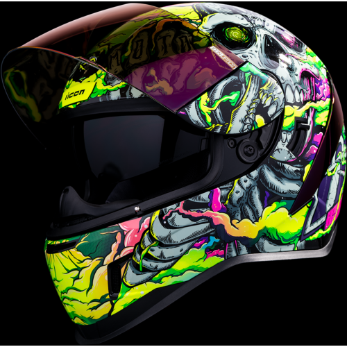 Casco ICON Airform Hippie Dippy T: 3X-Grande C: Verde