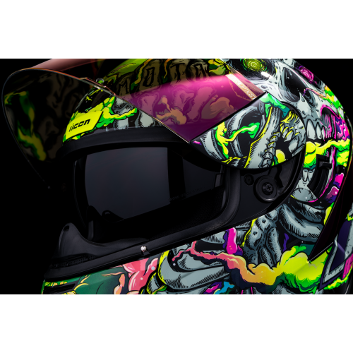 Casco ICON Airform Hippie Dippy T: 2X-Grande C: Verde