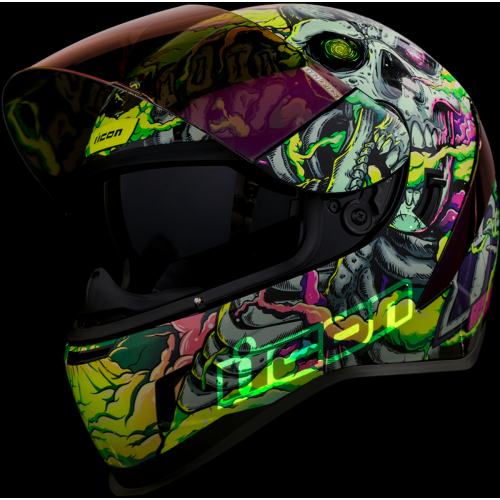 Casco ICON Airform Hippie Dippy T: Chico C: Verde
