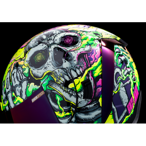 Casco ICON Airform Hippie Dippy T: 2X-Grande C: Verde