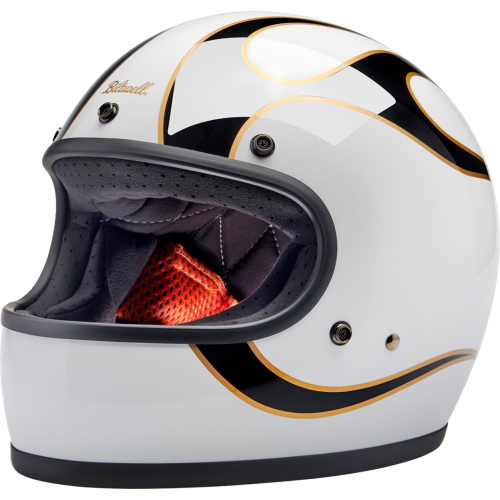 Casco Biltwell Gringo - Llamas - Blanco/Negro - Chico