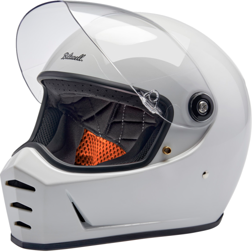 Casco Biltwell Lane Splitter - Blanco brillante - X-Grande