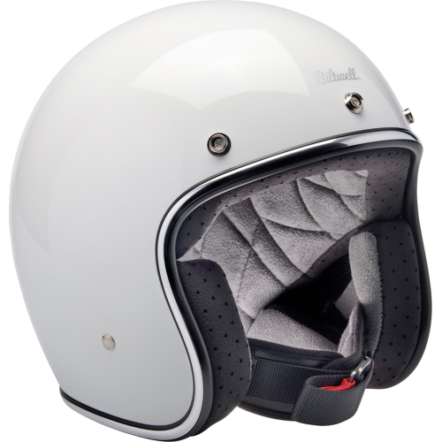 Casco Biltwell Bonanza - Blanco brillante - Grande