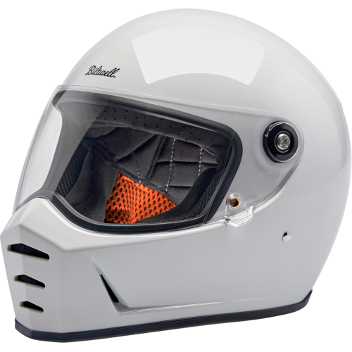 Casco Biltwell Lane Splitter - Blanco brillante - Grande