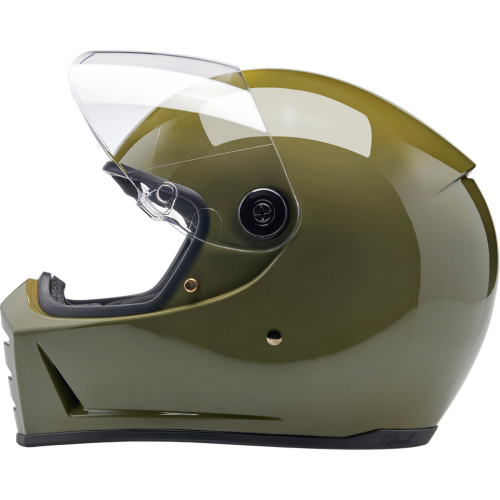 Casco Biltwell Lane Splitter - Verde oliva brillante - Mediano