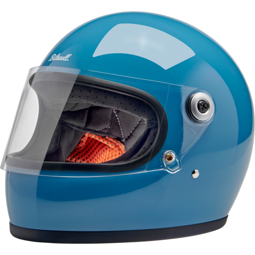 Casco Biltwell Gringo S - Azul claro brillante - Mediano