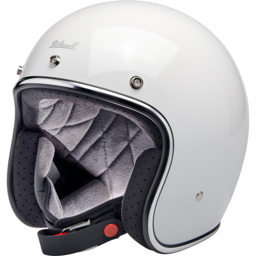 Casco Biltwell Bonanza - Blanco brillante - Grande