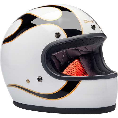 Casco Biltwell Gringo - Llamas - Blanco/Negro - Chico
