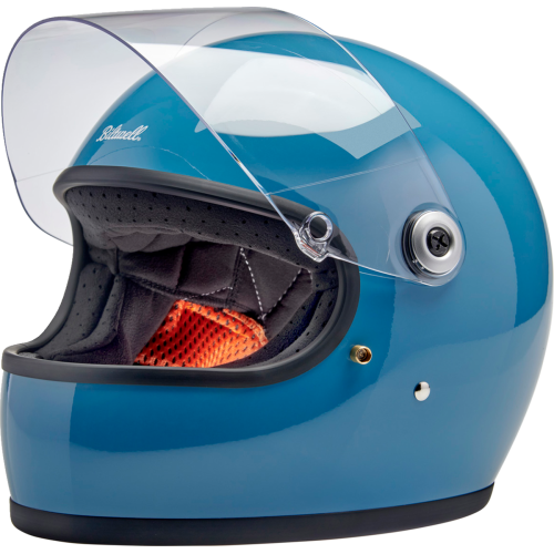 Casco Biltwell Gringo S - Azul claro brillante - X-Chico