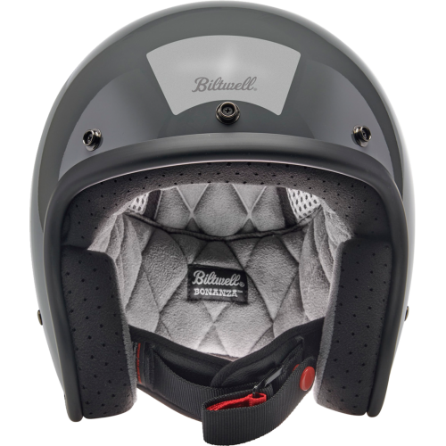 Casco Biltwell Bonanza - Gris tormenta brillante - X-Chico