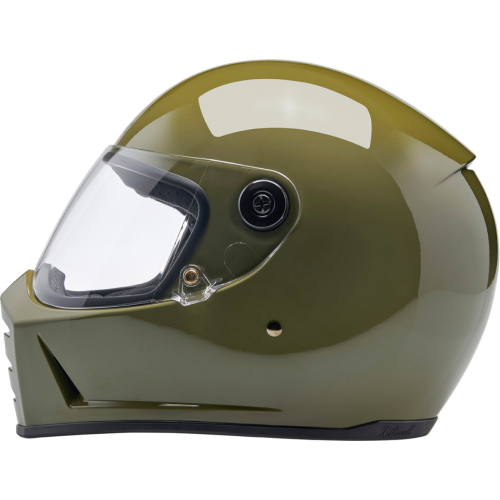 Casco Biltwell Lane Splitter - Verde oliva brillante - Mediano