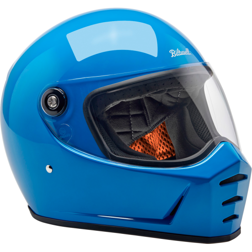 Casco Biltwell Lane Splitter - Azul Tahoe brillante - X-Grande