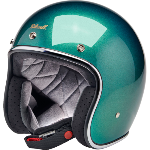 Casco Biltwell Bonanza - Verde Catalina Metálico - X-Chico